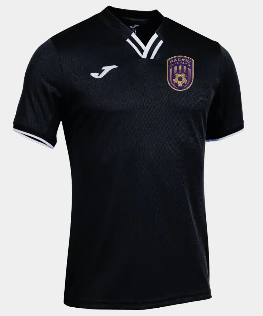 Racing Oficial - Camiseta Negra 23/24 (Versión Aficionado)