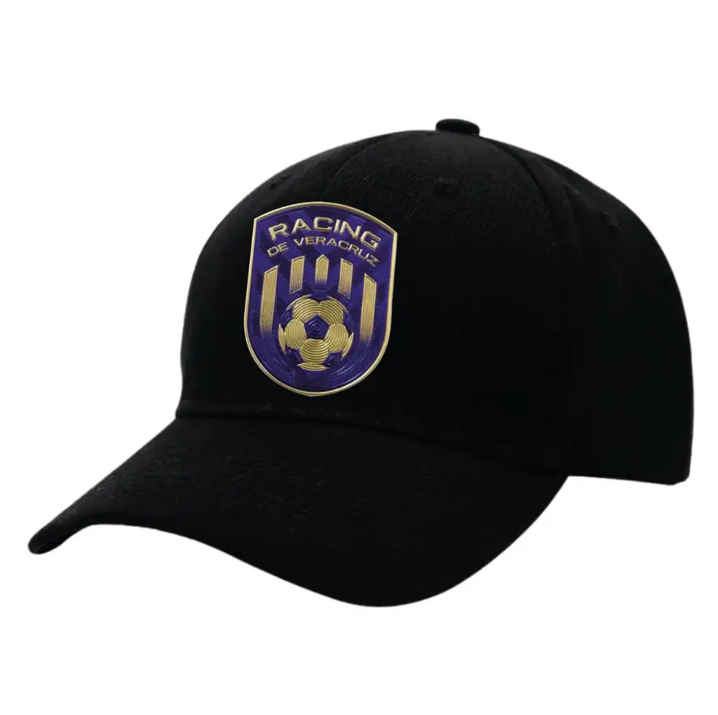 Racing Oficial - Gorra Gabardina Negra