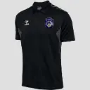 RACING OFICIAL HUMMEL (SERIE A) - FUNCTIONAL POLO COLOR NEGRO