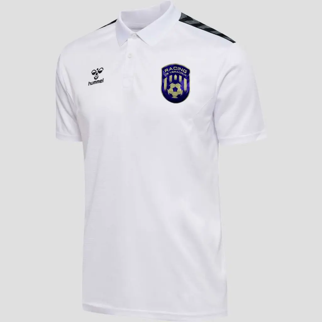 RACING OFICIAL HUMMEL (SERIE A) - FUNCTIONAL POLO COLOR BLANCO