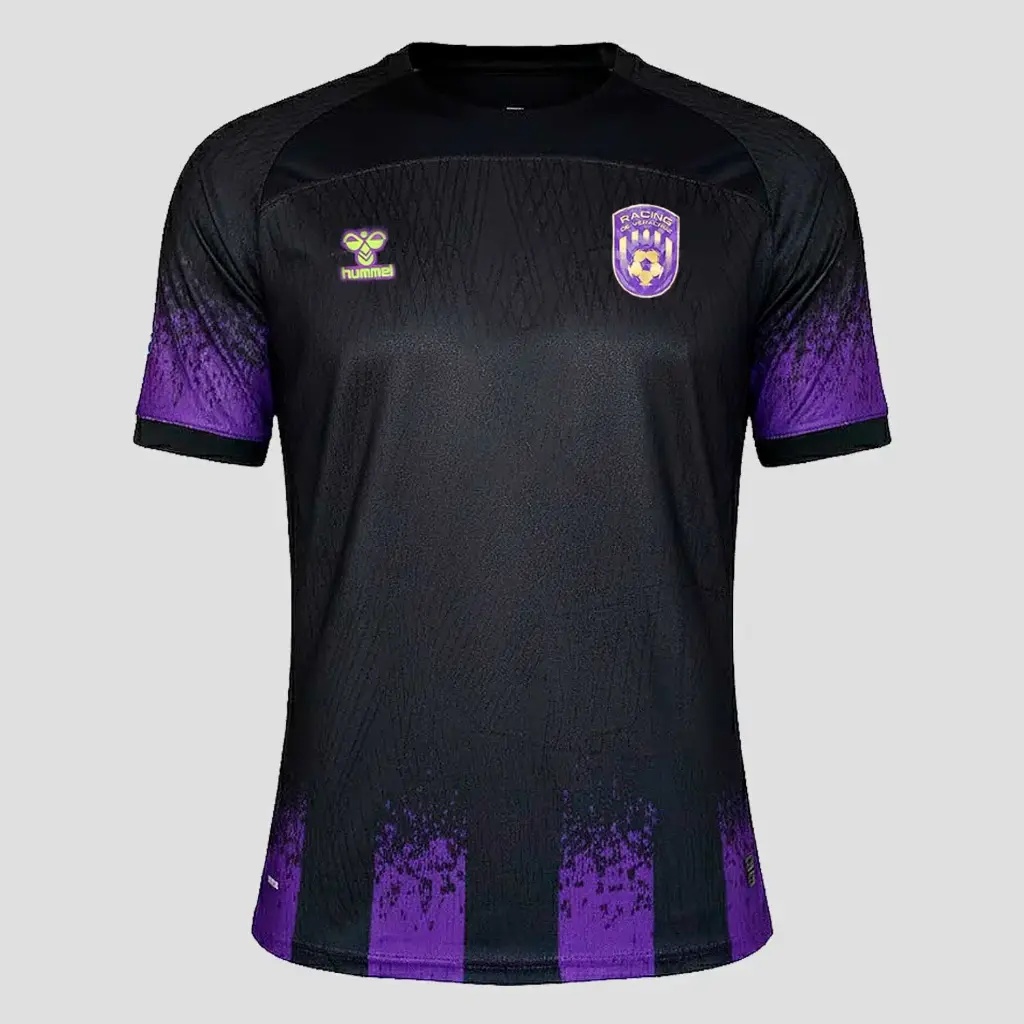 RACING OFICIAL HUMMEL (SERIE A) - CAMISETA DE JUEGO 25-26 COLOR NEGRO