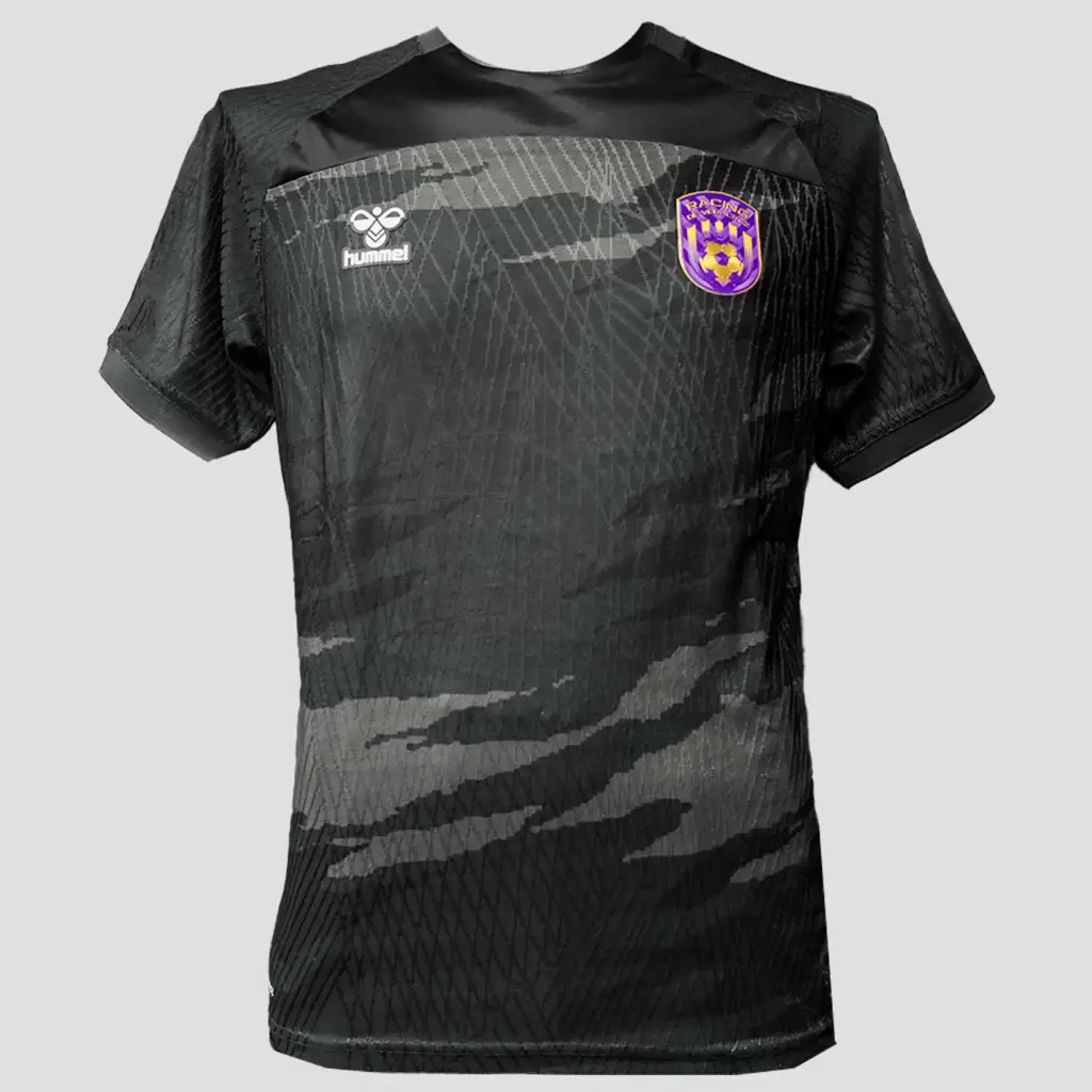 RACING OFICIAL HUMMEL (SERIE A) - CAMISETA DE JUEGO 25-26 COLOR NEGRO CAMUFLAJE