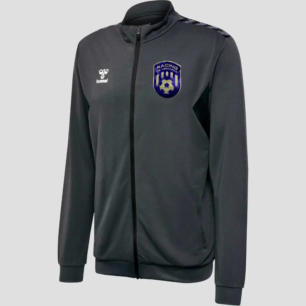 RACING OFICIAL HUMMEL (SERIE A) - ZIP JACKET COLOR ASFALTO