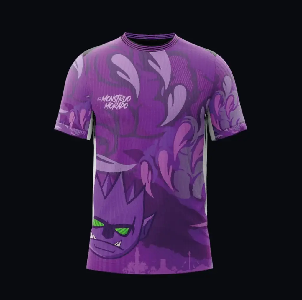 Racing Oficial - Camiseta Monstruo Morado