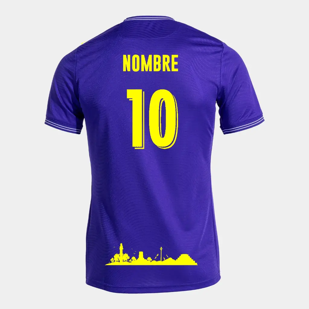 Racing Oficial - Camiseta Morada 24/25 (Versión Jugador - Personalizada)