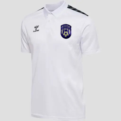 RACING OFICIAL HUMMEL (SERIE A) - FUNCTIONAL POLO COLOR BLANCO