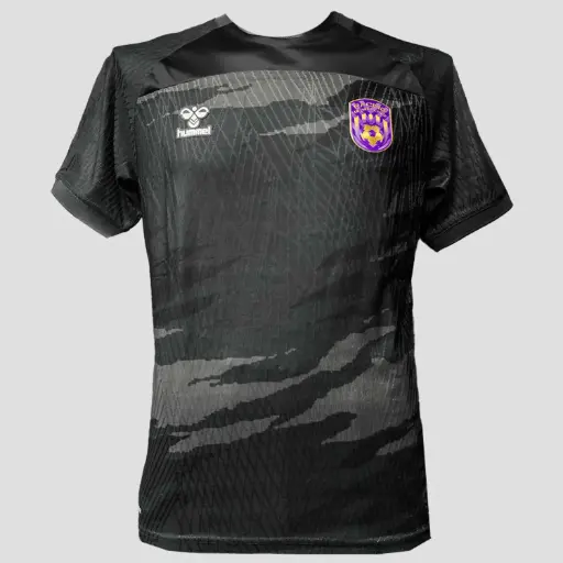 RACING OFICIAL HUMMEL (SERIE A) - CAMISETA DE JUEGO 25-26 COLOR NEGRO CAMUFLAJE