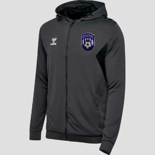 RACING OFICIAL HUMMEL (SERIE A) - PL ZIP HOODIE COLOR ASFALTO